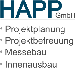 Messebau  Innenausbau HAPP GmbH Projektplanung Projektbetreuung